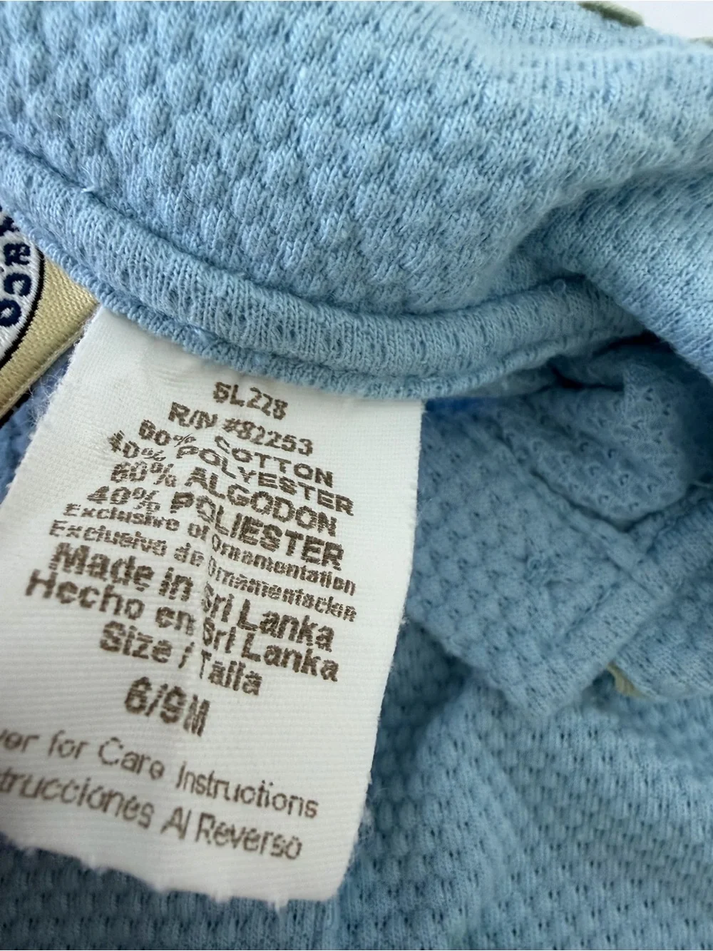 Vintage Rare 2000s Mickey & Co Blue Thermal Knit Romper Millennium Minnie 6-9 Mo